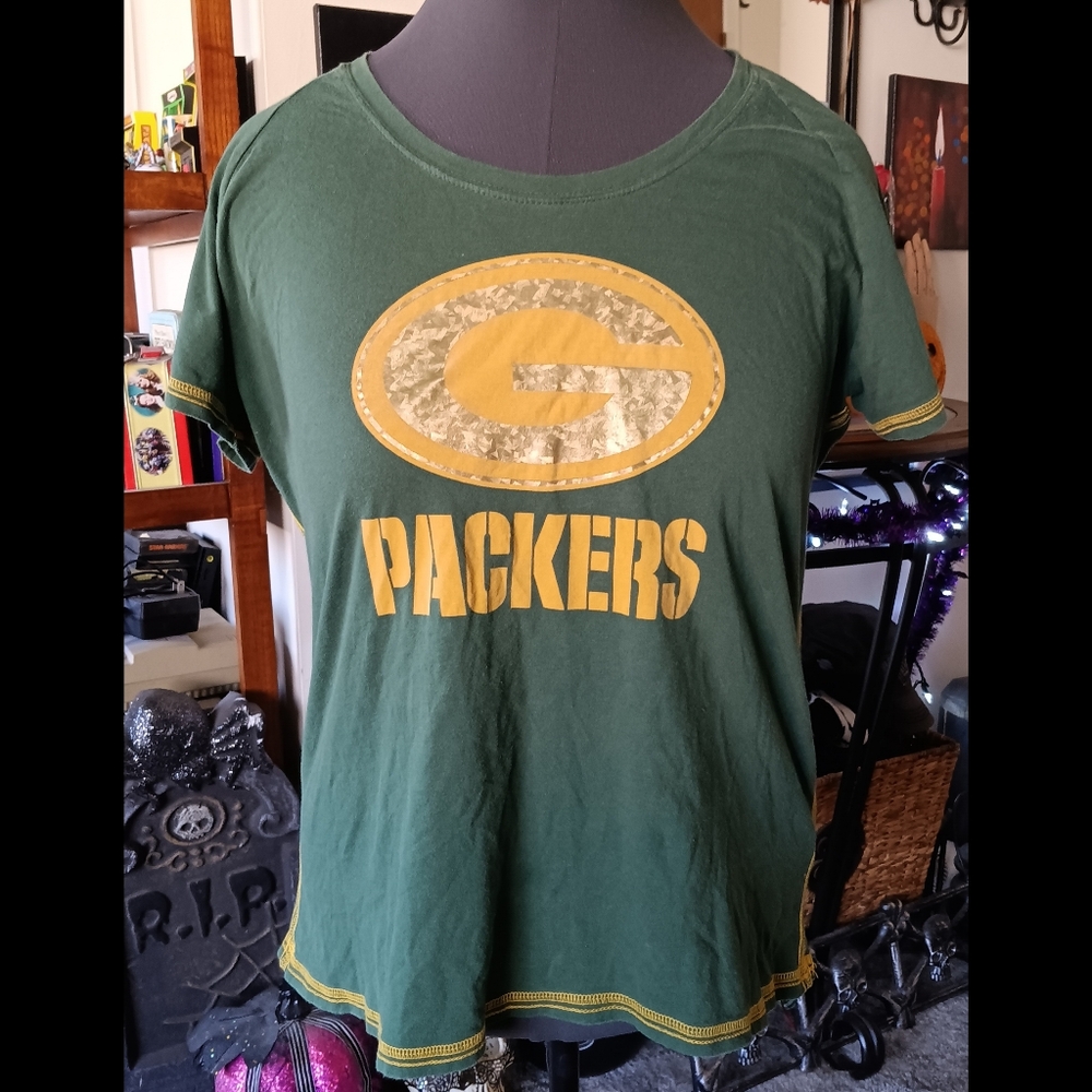💚💛 Green Bay Packers 1st & Fashion Team Apparel T-shirt XXL NFL Football